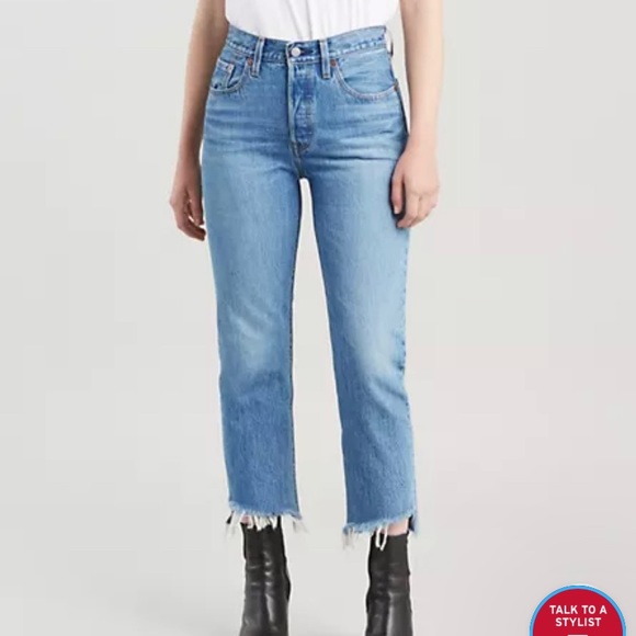 NWT Levi’s 501® ORIGINAL CROPPED WOMEN'S JEANS - Picture 1 of 5